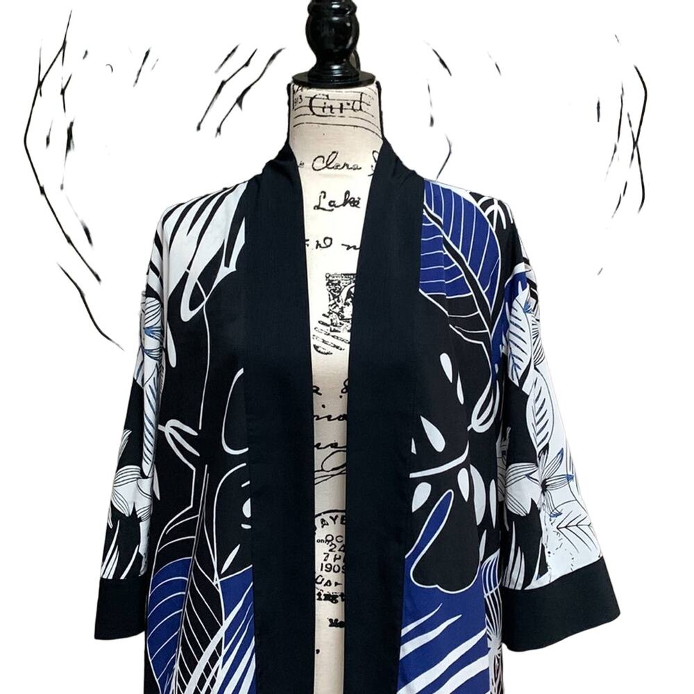 Chico’s Traveler's Women's Boho Open Kimono Size S/M - Picture 2 of 8